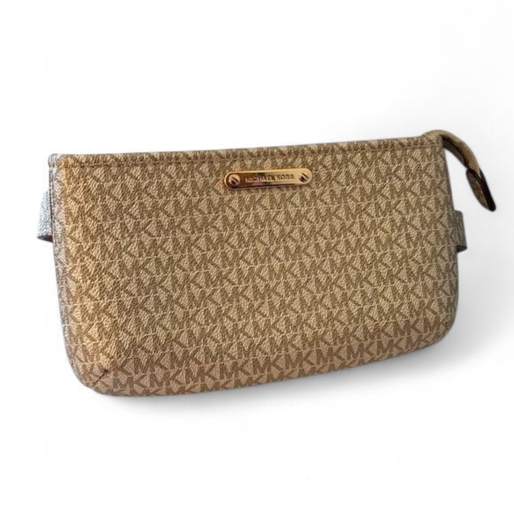 Michael Kors Gold MK Belt Bag – Size L/XL